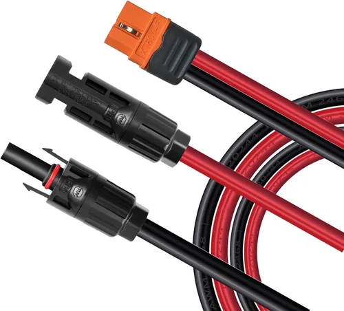 Miniatura 2 de Cable de extensión solar a XT60i 10AWG XT60I-F 6mm2, cable solar compatible con estación de energía portátil de 9.8 ft (10 AWG 10 pies)