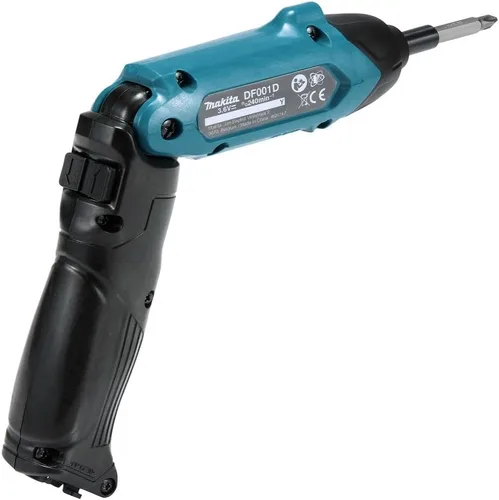 Miniatura 5 de Makita DF001DW 3.6V taladro de iones de litio, kit de destornillador hexagonal de 1/4", verde azulado, 3.6V