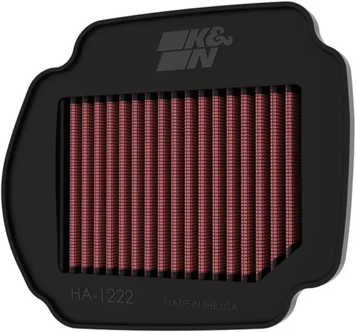K&N Filtro de aire del motor: Alto rendimiento, Premium, Filtro de aire Powersport: compatible con Honda Grom 125/Grom 125 ABS/MSX125, HA-1222 2022