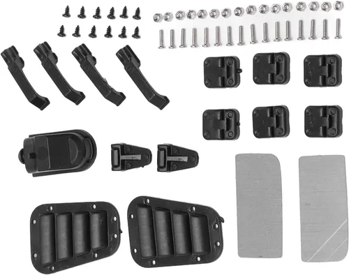 Miniatura 9 de Dilwe Manija de bisagra de puerta a control remoto, plástico, kit de manijas de bisagra de puerta de automóvil para T4 1/10 piezas de actualización