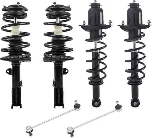 Miniatura 8 de MOSTPLUS Conjunto de amortiguadores delanteros completos 172689 172688 compatibles con Toyota Prius 2010-2015 1.8L amortiguadores de muelle