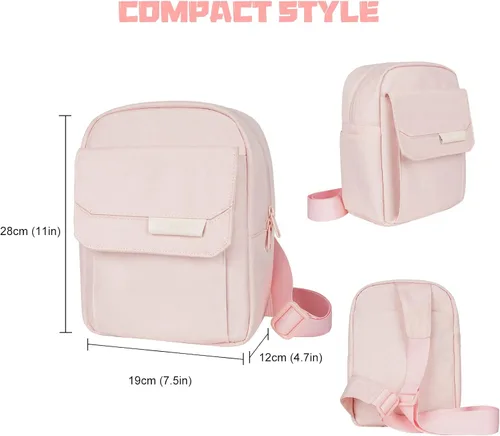Miniatura 3 de Bolsa para Cámara Cruzada Pequeña Bolsa Linda para Cámara Cartera para Mujeres Impermeable Cuero Viaje Estuche de Hombro Bandolera Diseñador