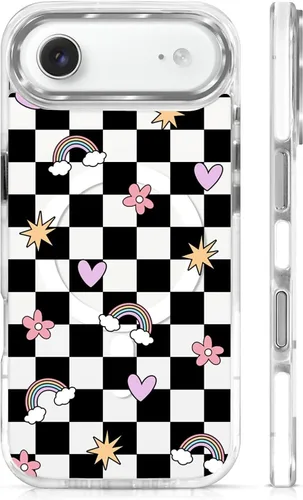 Miniatura 73 de Funda para iPhone 13/14 [compatible con Magsafe], funda magnética transparente de silicona a prueba de golpes con patrón de versículos de la Biblia