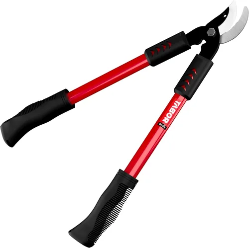 TABOR TOOLS GL18A Podadora Bypass Pequeña, Podadora de Árboles Bypass Corta, Corta Ramas con Facilidad, Cortador de Ramas con Capacidad de Corte