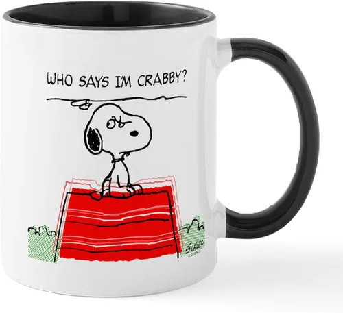 Miniatura 19 de CafePress Crabby Snoopy - Taza de café de cerámica (11 oz)