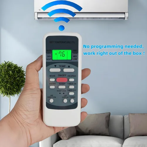 Miniatura 3 de Mando a distancia de repuesto compatible con TGM A/C controlador remoto modelo RG51M5/EU (pantalla en Fahrenheit)