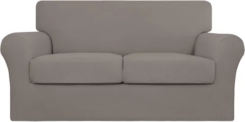 Miniatura 50 de Easy-Going - 4 piezas de funda elástica para sofá de gran tamaño para perros, lavable, para 3 cojines separados, protector de muebles elástico