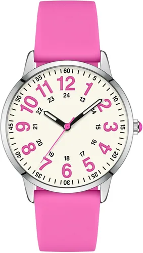 Miniatura 10 de Asan Ge Watches for Women, Fashion 3ATM Waterproof Minimalist Lightweight Easy-to-Read Analog Silicone Watch Suitable for Daily Work, Leisure