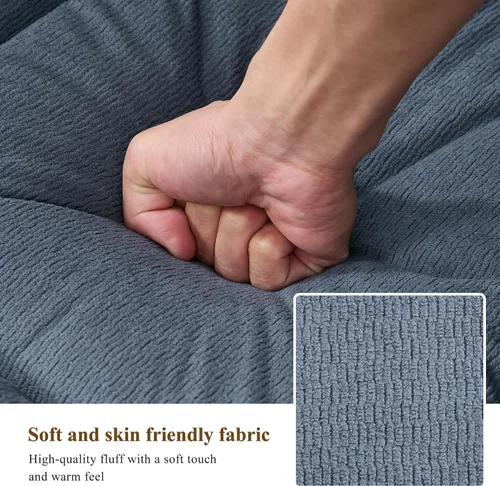 Miniatura 4 de Sillón reclinable de gran tamaño con masaje y calefacción lumbar, reclinable giratorio con control remoto, sofá individual para adultos, personas