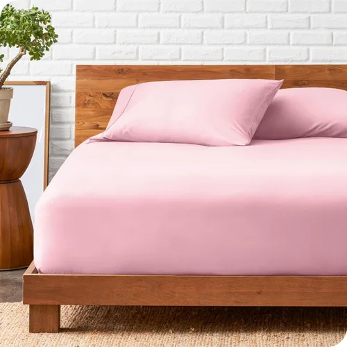 Miniatura 21 de Bare Home Juego de sábana bajera y fundas de almohada, microfibra ultrasuave de 1800 hilos, lujosa, doble cepillado, bolsillos profundos, ajuste 13