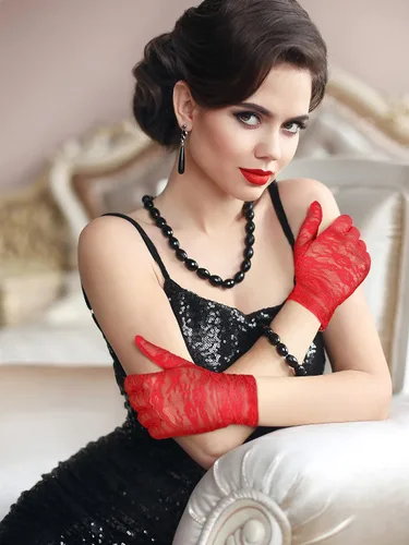 Miniatura 2 de SATINIOR Guantes de encaje para mujer, guantes cortos de encaje para fiesta de té, guantes elegantes de cortesía para bodas, cenas y fiestas