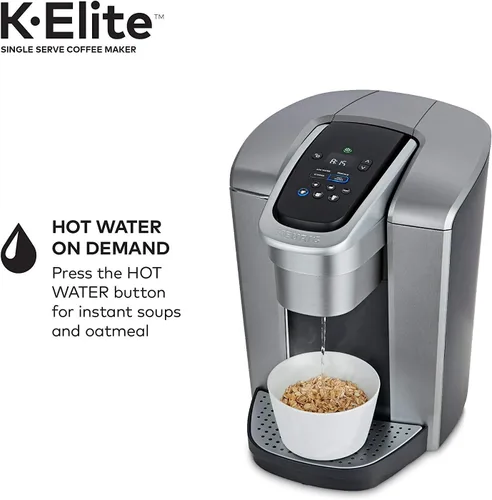 Miniatura 9 de Keurig C K-Elite Maker, cafetera de cápsulas K-Cup de una sola porción, con capacidad de café helado, extra incluida, 75 onzas, paquete de filtros