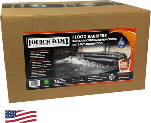 Miniatura 11 de Quick Dam - QD610-1 - Barrera contra inundación activada por agua, Paquete de 1 unidad, Negro