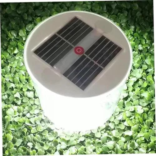 Miniatura 4 de Linterna solar inflable, 2 faroles solares impermeables con LED blancos, lámpara solar portátil plegable con asa para campamento, senderismo