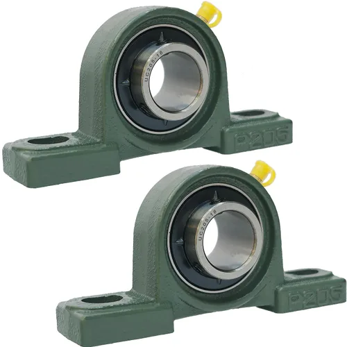 Miniatura 12 de UCP206-20 - Paquete de 2 rodamientos de bloque de almohada montados de 1-1/4 pulgadas, base de hierro fundido sólido, autoalineación (UCP206)