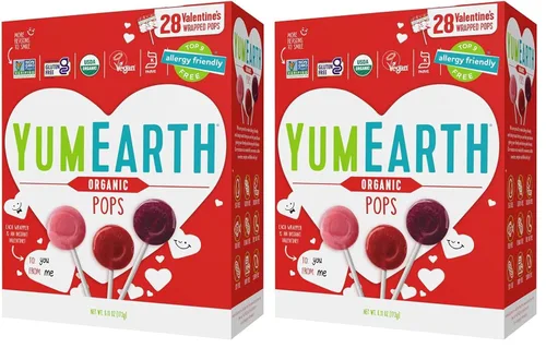 Miniatura 10 de Yumearth Organic Valentines Surtido Pops & Gummy Fruits, 266 GR