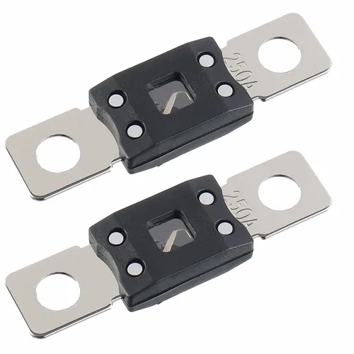 Miniatura 6 de 200A Mega Fusible de Alta Corriente - Fusible de 200 Amperios para Atornillar para Coches, Camiones, Vehículos de Construcción, Autobuses, Caravanas