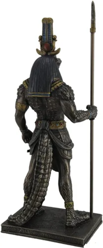 Miniatura 3 de Veronese Design Sobek - Estatua de cocodrilo egipcio antiguo del dios del Nilo