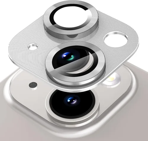 Miniatura 9 de Suoman Protector de lente de cámara para iPhone 14 de 6.1 pulgadas, protector de lente de cámara de 6.7 pulgadas, película de vidrio templado 9H