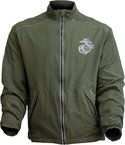 GI NB US USMC - Chaqueta de entrenamiento físico para hombre absorbe la humedad ligera resistente al agua verde oliva fabricada en Estados Unidos