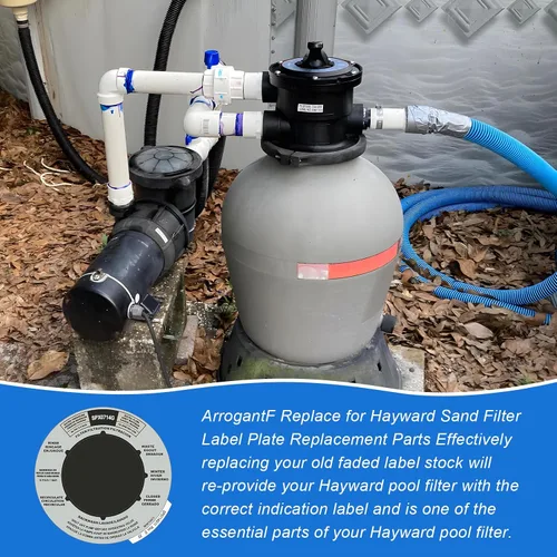 Miniatura 6 de SPX0714G Etiqueta adhesiva para etiqueta de posición de válvula multipuerto Hayward, repuesto para Hayward Multi-Port 1.5" Vari-Flo Valve o Key