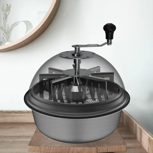Miniatura 7 de AC Infinity - Recortador de tazón de hoja de brote de 16 pulgadas, cúpula de visibilidad clara con cuchillas afiladas de acero inoxidable