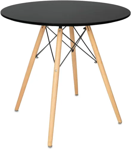 Miniatura 6 de Milliard Mesa de comedor de cocina de mediados de siglo - 47 x 27.5 pulgadas (blanco)