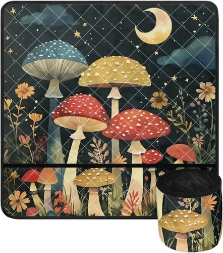 Miniatura 23 de Alfombrilla para máquina de coser con estampado de manzanas rojas para mesa con bolsillos, resistente al polvo, compatible con máquina de coser