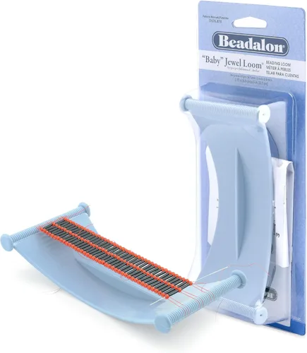 Miniatura 9 de Beadalon kit para telar de abalorio: telar, agujas, enhebrador, estuche