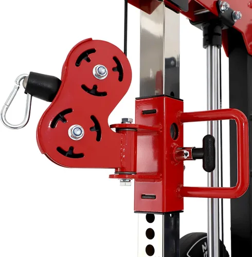 Miniatura 4 de Altas Strength 3058G Smith Machine - Gimnasio en casa con pilas dobles de peso de 200 libras, capacidad de 1,000 libras, jaula de alimentación
