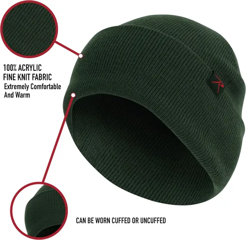 Miniatura 4 de Rothco Gorra de reloj de punto fino de lujo