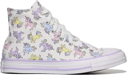 Miniatura 4 de Converse CTAS Hi White para niña (niño grande)