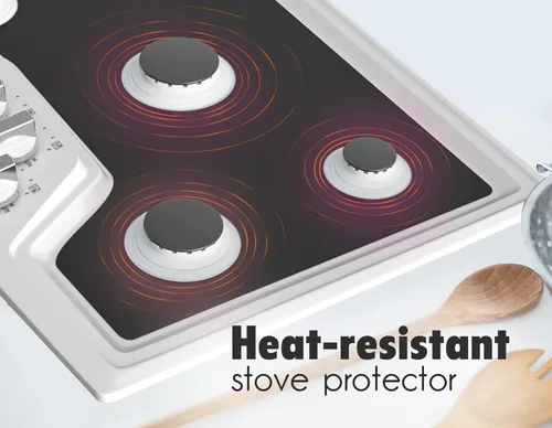 Miniatura 5 de TidyFriend - Protectores de cocina de gas reutilizables, lavables, antiadherentes y de limpieza rápida, protector de estufa de gas lavable