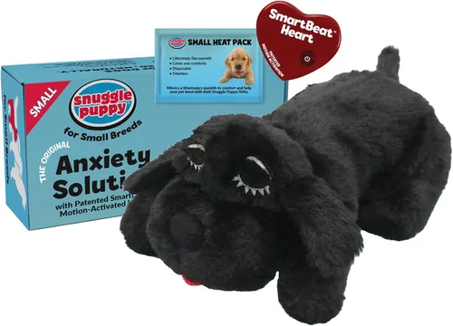 Miniatura 9 de Snuggle Puppy Junior - Juguete para cachorros de razas pequeñas, juguete de peluche más pequeño con pulso de sensación real, diseñado