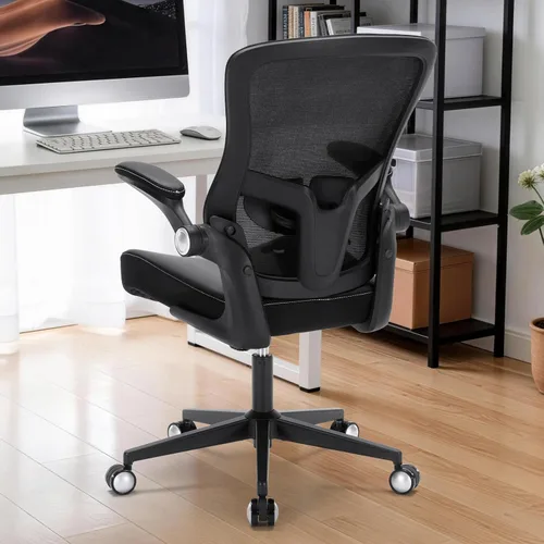 Miniatura 2 de Silla de oficina, 400 libras, ergonómica y resistente, con soporte lumbar ajustable, silla de computadora de malla transpirable con reposabrazos