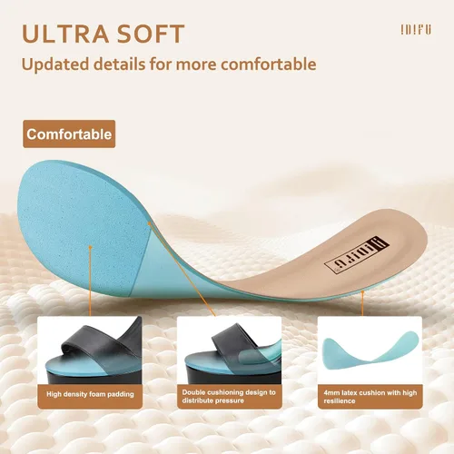 Miniatura 3 de IDIFU - Tacones de plataforma de 5pulgadas para mujer, sandalias Sabrina IN5 de tacón alto y grueso, correa de tobillo, zapatos sexis y elegantes