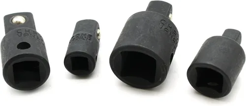 Miniatura 3 de TMAX Juego de adaptador y reductor de enchufe de impacto, Cr-v 4 ud, juegos de adaptadores de enchufes de impacto, adaptador de enchufe de 1/2 a