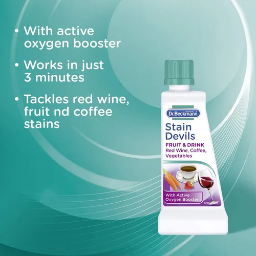 Miniatura 2 de Dr. Beckmann Stain Devils Fruit & Drinks Con refuerzo de oxígeno activo 1.76 oz