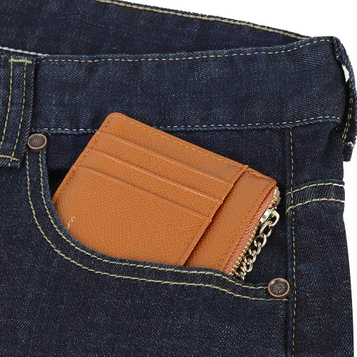 Miniatura 7 de Cartera minimalista para mujer, 8 tarjetas, monedero, monedero, bolsillo frontal, Casual
