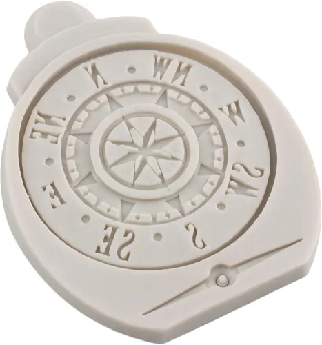Miniatura 7 de Sijiangmold Moldes de silicona pirata, cuerda de anclaje, molde de fondant, brújula, molde de chocolate, monedas del tesoro, molde de caramelo