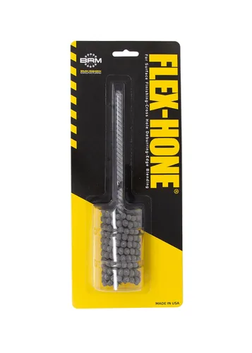 Miniatura 25 de Brush Research BC Flex Hone estándar para cilindros de freno, hidráulica y guías de válvulas, óxido de aluminio, 1-1/8 pulgadas de diámetro, grano