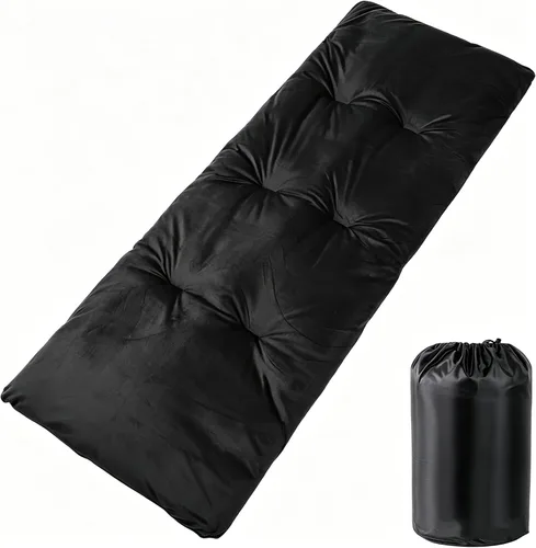 Almohadillas para Cuna de Dormir (75" x 28") con Correas Elásticas Portátiles para Exteriores y Senderismo, Almohada de Cuna de Camping Suave y