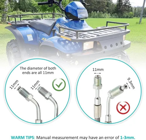 Miniatura 3 de Línea de manguera de freno delantero derecho para Polaris Sportsman Magnum Trail Boss Trail Blazer Xplorer Xpress Scrambler Sport Xpedition Big Boss