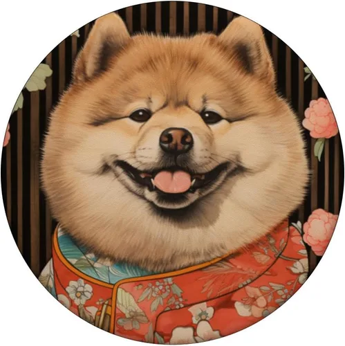 Miniatura 3 de Chow Chow - Disfraz Kawaii para perro japonés leal amigo de mascotas, PopSockets estándar PopGrip
