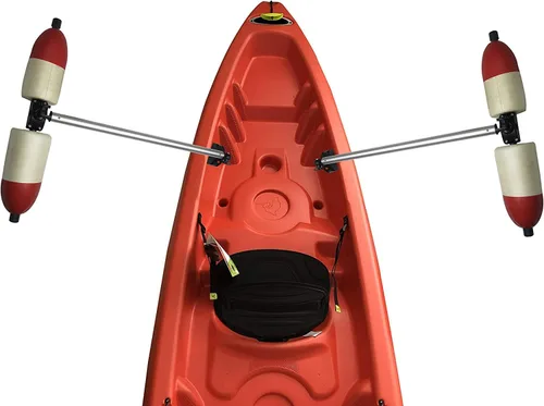 Pactrade Marine Sistema de estabilizadores/estabilizadores de kayak: flotadores sólidos de polietileno de alta densidad con bases de fácil ajuste |