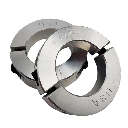 Miniatura 29 de Diámetro de orificio de 0.50 pulgadas - Abrazadera del collar de eje de dos piezas - Aluminio 2024 (paquete de 4)