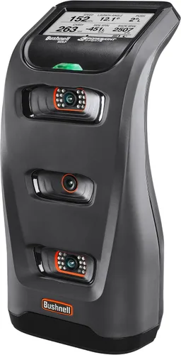 Miniatura 3 de Bushnell Launch Pro Simulator Bundle - Monitor de lanzamiento portátil con suscripción FSX Play Gold, proyector, recinto y césped