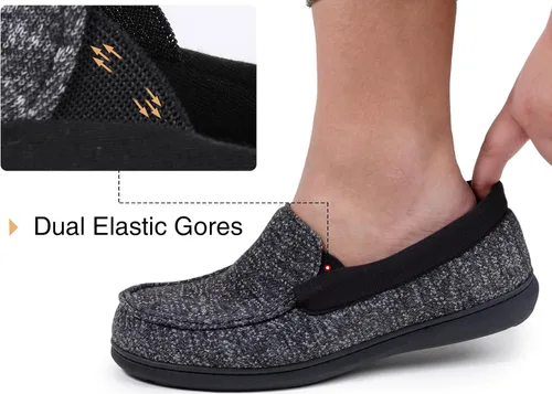 Miniatura 6 de RockDove SILVADUR - Pantuflas antiolor para hombre, 8