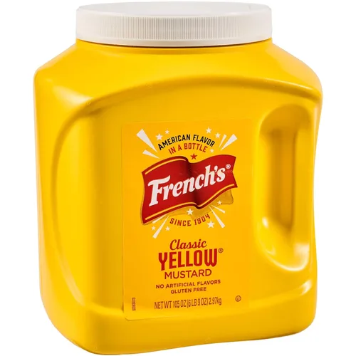 Miniatura 16 de Bolsa dispensadora de mostaza amarilla clásica de French's con ajuste, 1.5 galones - Una bolsa de 1.5 galones de mostaza amarilla clásica