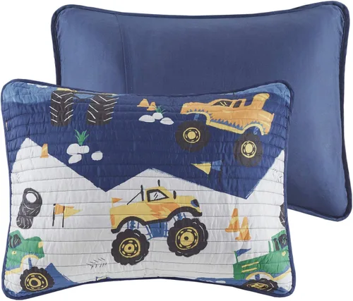 Miniatura 7 de Intelligent Design Juego de edredón reversible Nash para niños, diseño divertido y vibrante, ropa de cama ligera para todas las estaciones, colcha